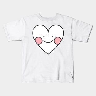 Blushing Heart Kids T-Shirt